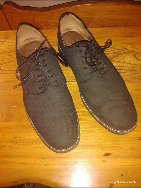 Hickey Freeman Other - Hickey Freeman Milton Men's Size 12w Lace-Up Oxfords in Grey/Black #F217014